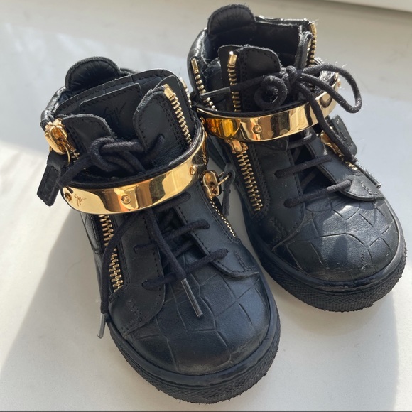 ♠️KIDS Giuseppe Junior Kriss Jr python-effect sneakers♠️ - Picture 7 of 10